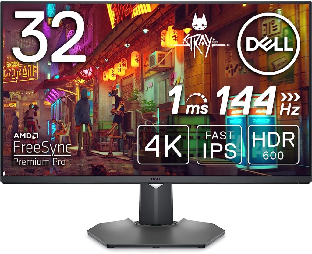 Dell 32 4k UHD Gaming Monitor - g3223q - Design and Build Quality