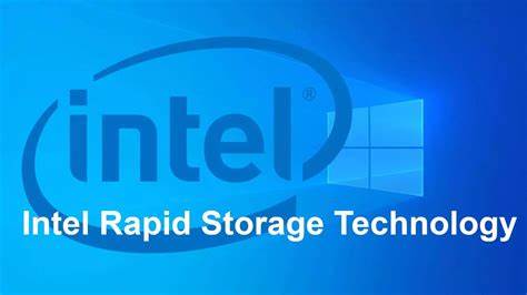 intel rapid storage technology